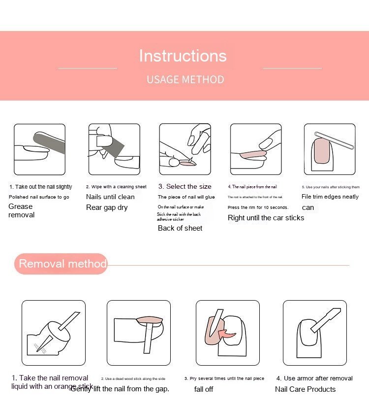 Autocollants ongles Halloween – design fantôme, style horreur / Halloween Ghost Wind Fake Nails Nail Sticker – Image 8