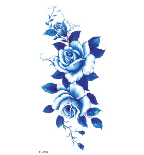 Tatouage éphémère fleur – autocollant waterproof longue durée / The Other Side Flower Tattoo Stickers Waterproof Tattoo – Image 3