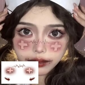 Stickers maquillage tatouage – larmes de sorcière / Witch Tears Makeup Tattoo Stickers