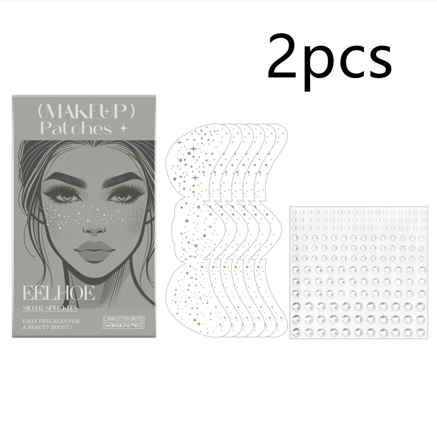 Glitter Spots Tattoo Sticker – Easy Freckles Face & Body Decoration / Glitter Spots Tattoo Sticker Easy Freckles – Image 3