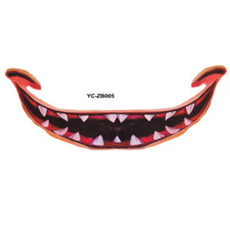 Tatouage temporaire bouche Halloween – décoration lèvres effrayante DIY / New Product Halloween Mouth Tattoo Sticker Scary Lip DIY Decoration – Image 3