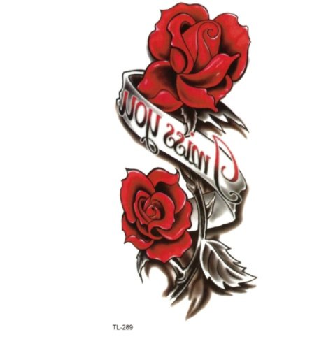 Tatouage éphémère fleur – autocollant waterproof longue durée / The Other Side Flower Tattoo Stickers Waterproof Tattoo – Image 9